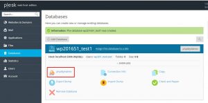Pembuatan database wordpress hosting step 4