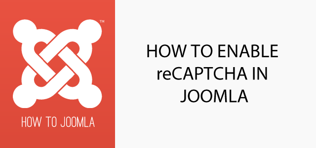 Menambah Recaptcha di CMS Joomla