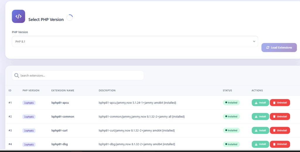 install php extension