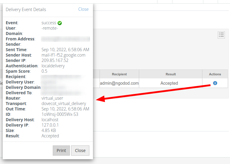 Mengakses Laporan Detail Email - tracking email