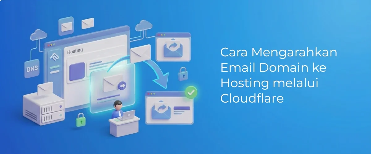 Banner - Cara Mengarahkan Email Domain ke Hosting melalui Cloudflare