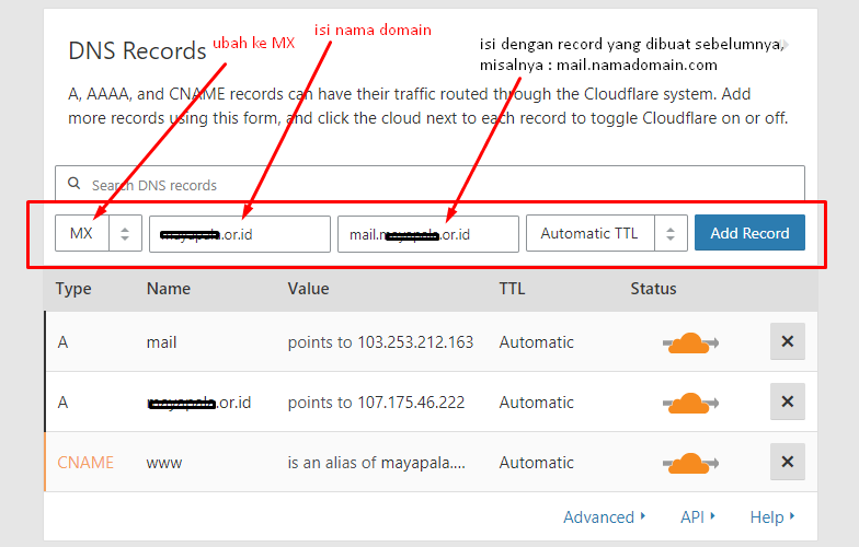 Panduan Setting MX Record di Cloudflare 
