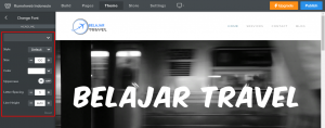 font setting | Rumahweb Journal