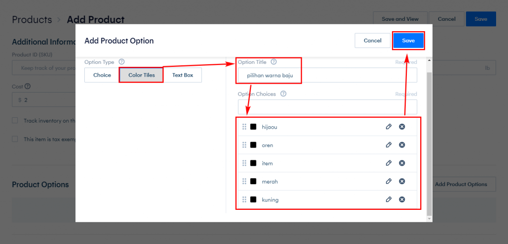 option product | Rumahweb Journal
