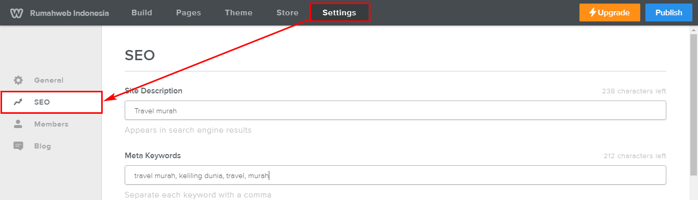 setting seo | Rumahweb Journal