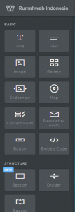 side menu | Rumahweb Journal