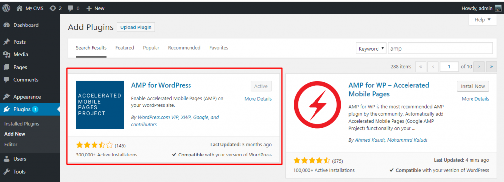Cara Install Plugin Google AMP di WordPress – Rumahweb