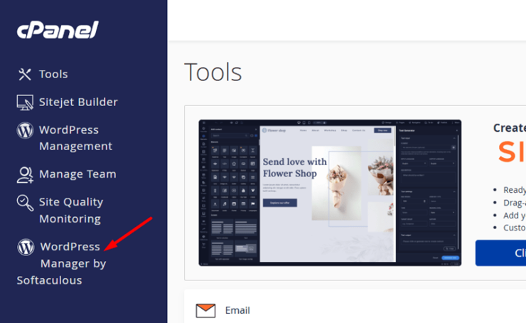 menu WordPress Manager by Softaculous | Rumahweb Journal