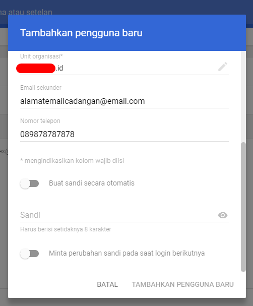 Cara Menambah Akun E-mail Google Suite 