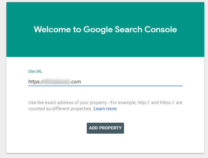 add-property domain di google search console