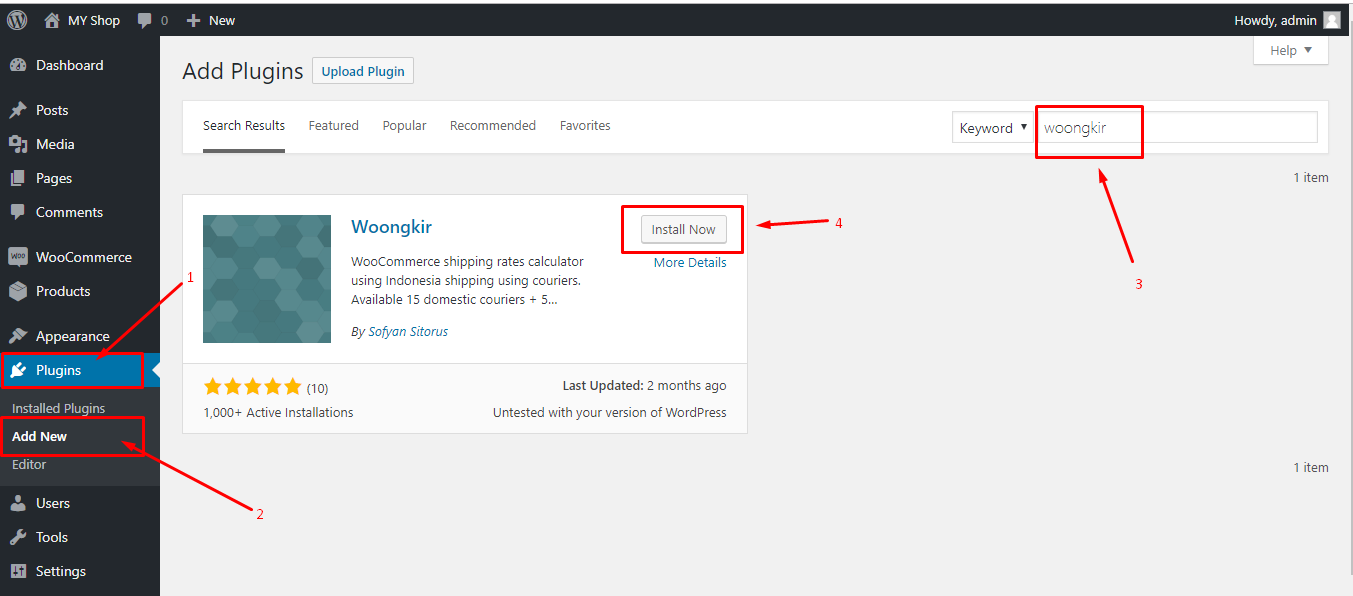 install woongkir | Rumahweb Journal