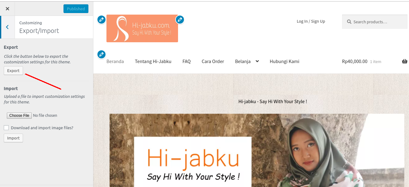 Cara Export dan Import Setting Theme WordPress – Rumahweb