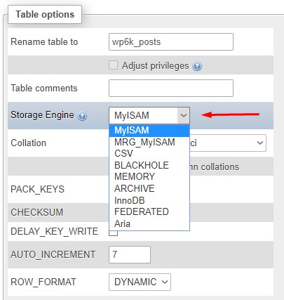 Merubah Storage Engine Database Dari MyIsam ke InnoDB dan Sebaliknya 