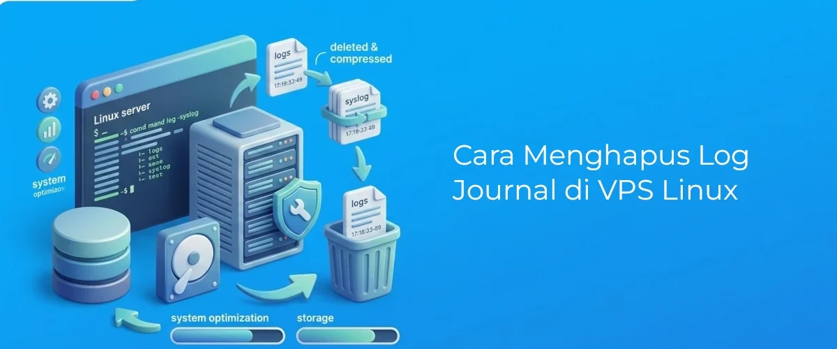Banner - Cara Menghapus Log Journal di VPS Linux
