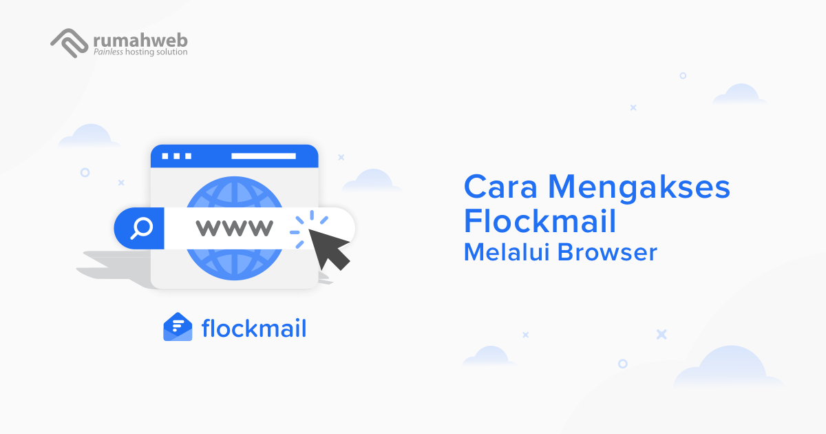 banner journal - cara mengakses flockmail melalui browser