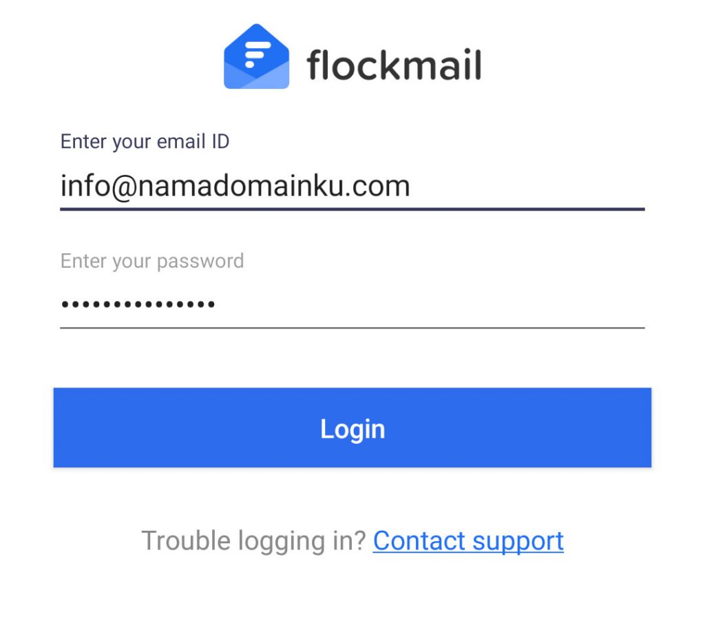 Cara Setting FlockMail di Android 