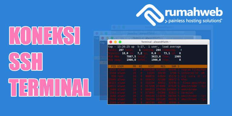Koneksi SSH ke Server VPS Menggunakan Aplikasi Terminal