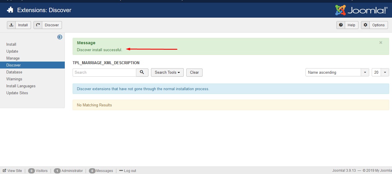 Install First Time Success install-success | Rumahweb Journal
