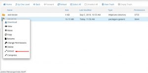 extract-button-cpanel | Rumahweb Journal