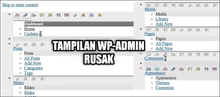 memperbaiki_wp_admin_rusak_00 | Rumahweb Journal