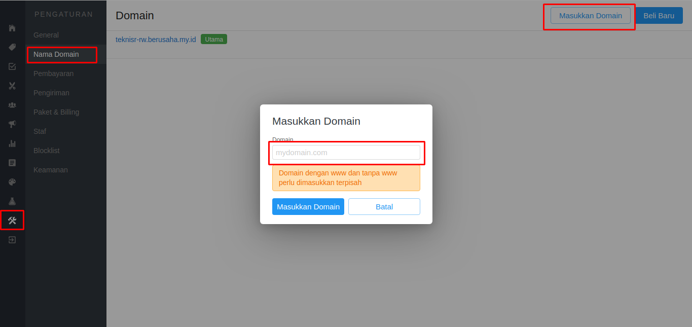 setting1 | Rumahweb Journal