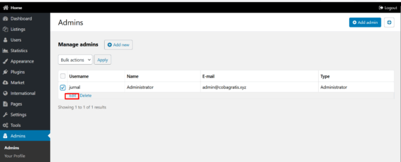 edit user | Rumahweb Journal