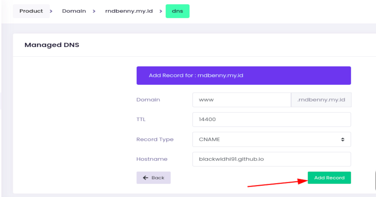 Setting Custom Domain Pada Layanan Github Pages Melalui Clientzone 5 ...