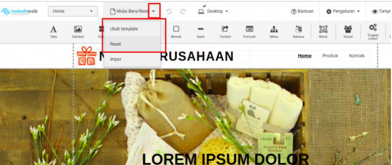 Mengubah-template-SitePro-di-Rumahweb | Rumahweb Journal