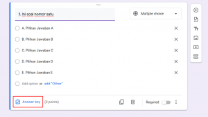 menambahkan jawaban ujian online google form | Rumahweb Journal