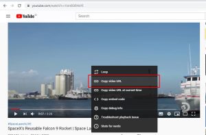 Copy video URL ke SitePro Rumahweb