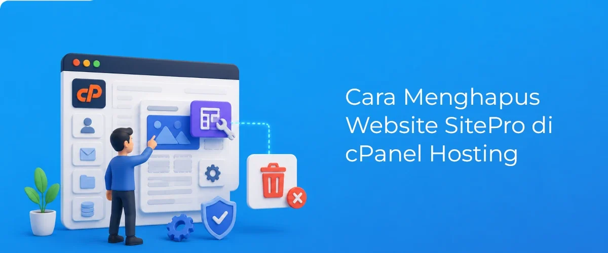 Banner - Cara Menghapus Website SitePro di cPanel