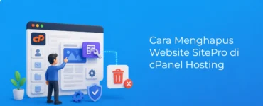 Banner - Cara Menghapus Website SitePro di cPanel