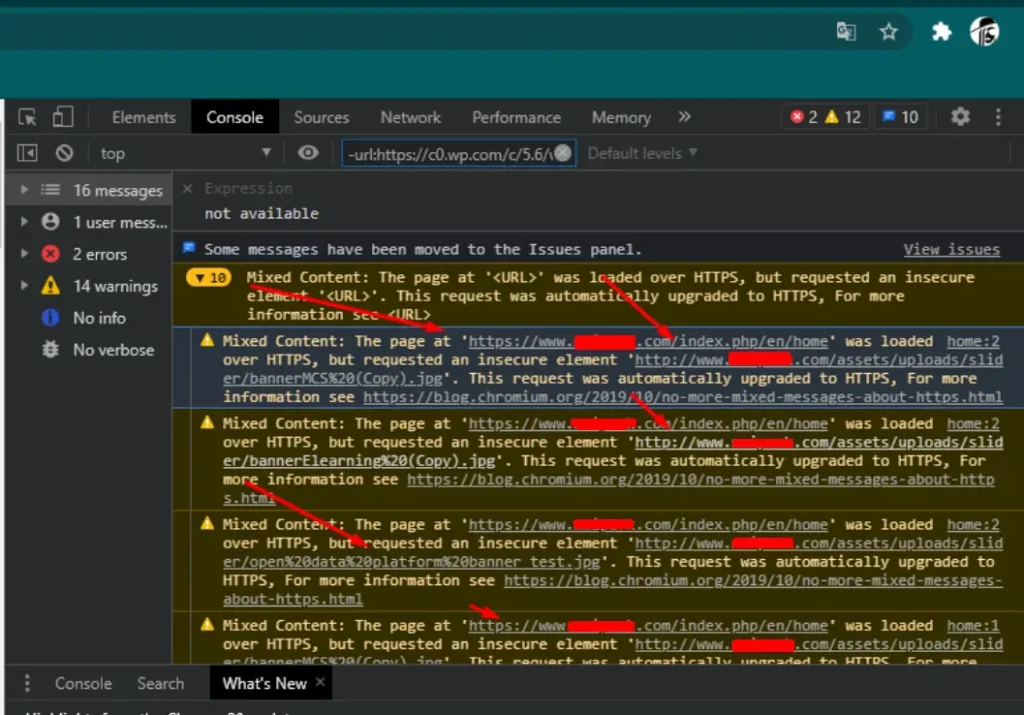 Mengidentifikasi Penyebab Error Mix Content