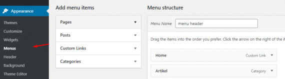 Cara Membuat Menu di WordPress Terbaru - Rumahweb Journal