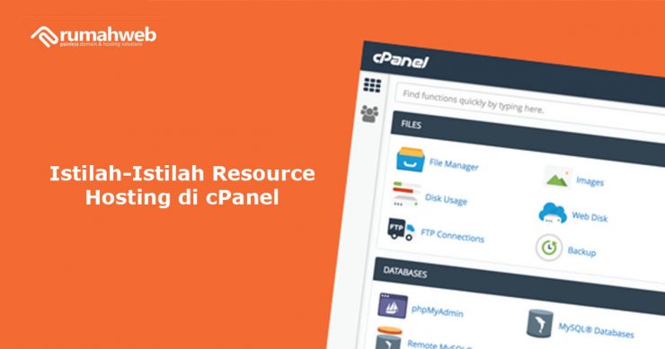 Istilah-Istilah Resource Hosting di cPanel