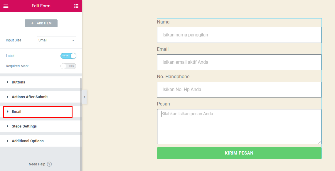 form_email11 | Rumahweb Journal