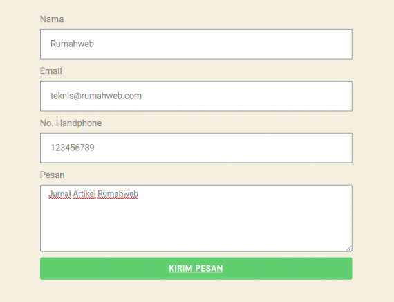 form_email13 | Rumahweb Journal