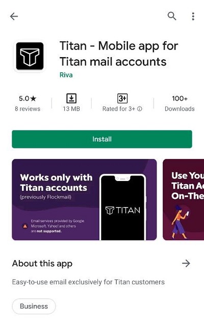 Aplikasi titan for Android 