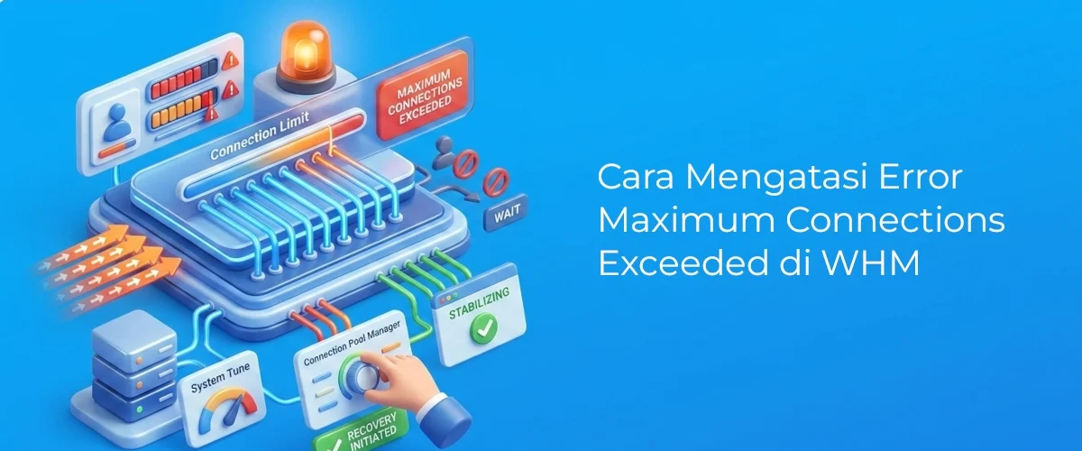 Banner - Cara Mengatasi Error Maximum Connections Exceeded di WHM