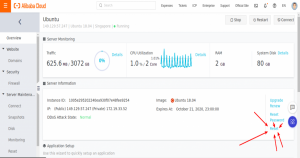 rebuild vps alibaba cloud