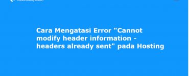 mengatasi error cannot modify header information