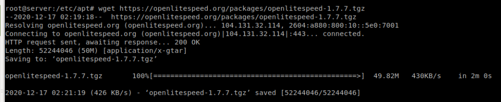 install openlitespeed ubuntu
