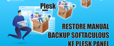 restore manual backup softaculous ke plesk panel