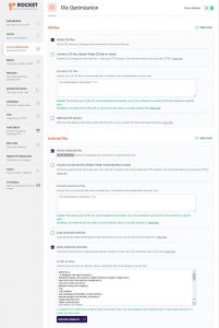 File Optimization (Optimasi File JS dan CSS) WP Rocket