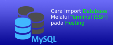 Import MySQL dari terminal ssh