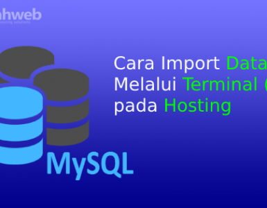 Import MySQL dari terminal ssh