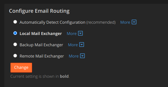 konfigurasi email routing