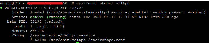 Konfigurasi VSFPTD pada vps