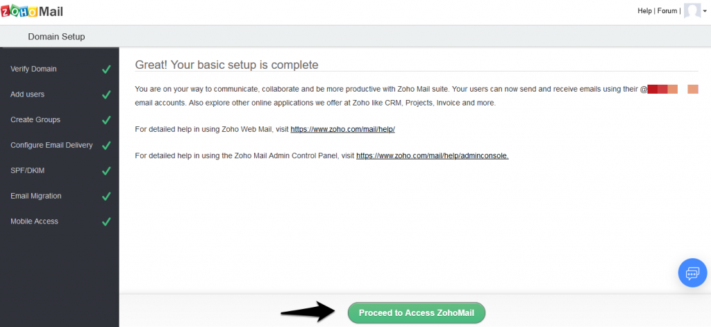 setting dan verifikasi selesai