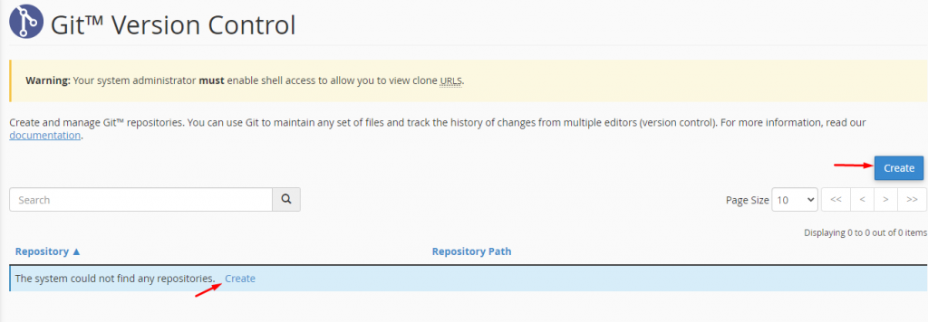 membuat repository di cpanel